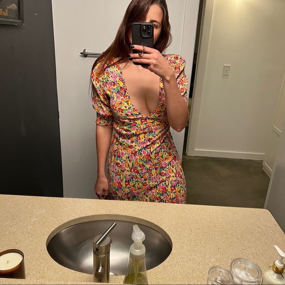 RIXO x Target Puff Sleeve Floral Dress - Picture 10 of 11